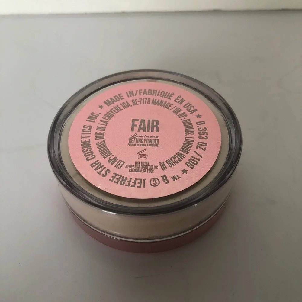 Jeffree Star Cosmetics Magic Star Luminous Setting Powder Fair NIB Box Damage